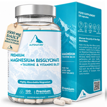 Magnesium Bisglycinate with Taurine, Vitamin B6 & D3