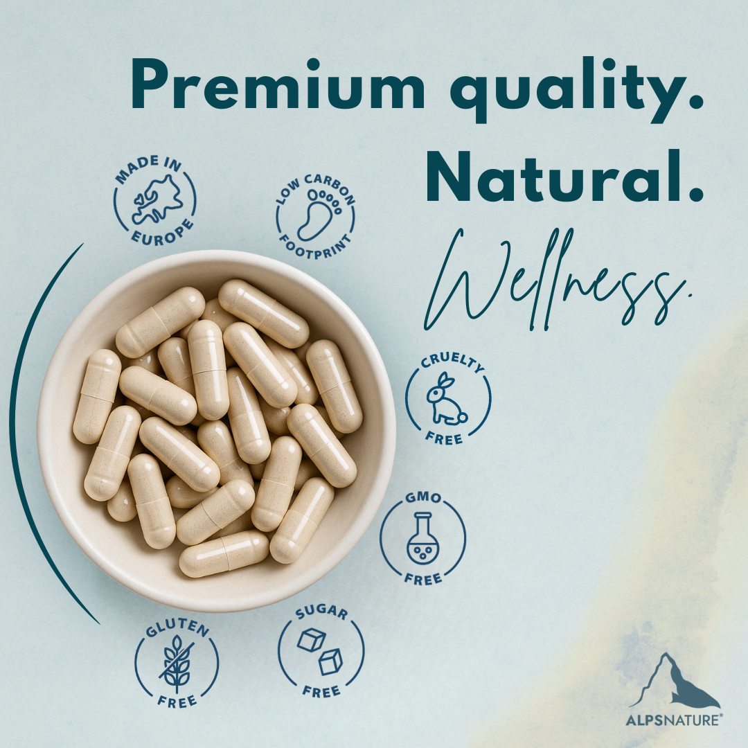 Magnesium Bisglycinate Premium + Taurine & Vitamins B6, D3